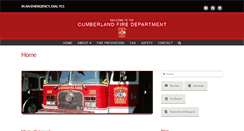 Desktop Screenshot of cumberlandfire.org